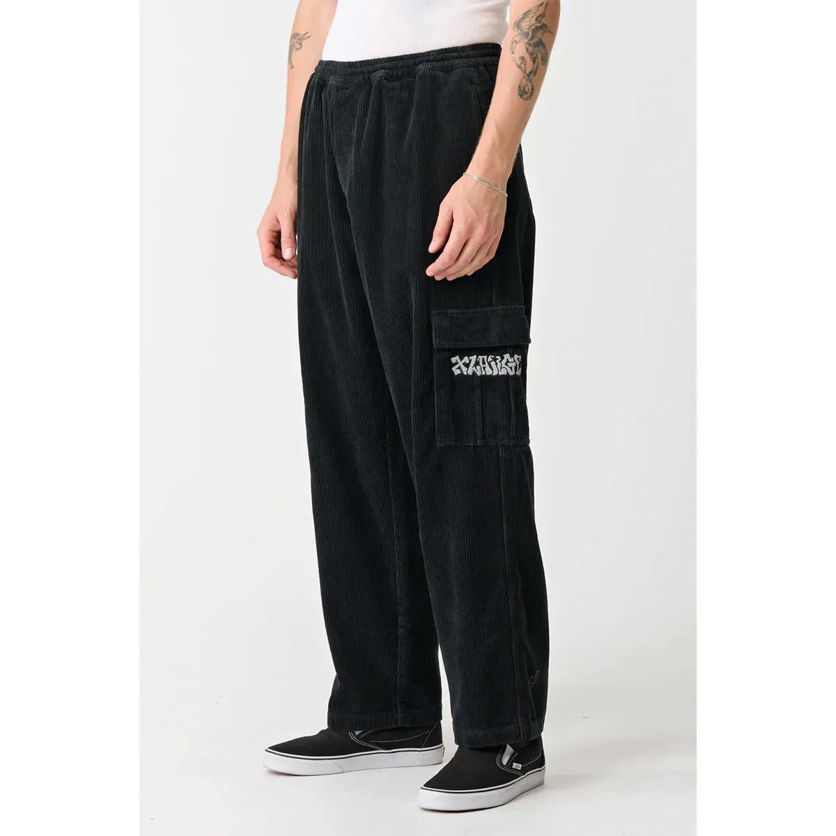 XLarge - 91 Graff Cord Cargo Pants Black